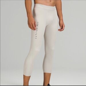 Lululemon License to Train Tight 21" Men’s Athletic Pants DVGY Dove Grey